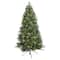 6ft. Pre-Lit Grand Teton Spruce Flat Back Artificial Christmas Tree with Clear LED Lights